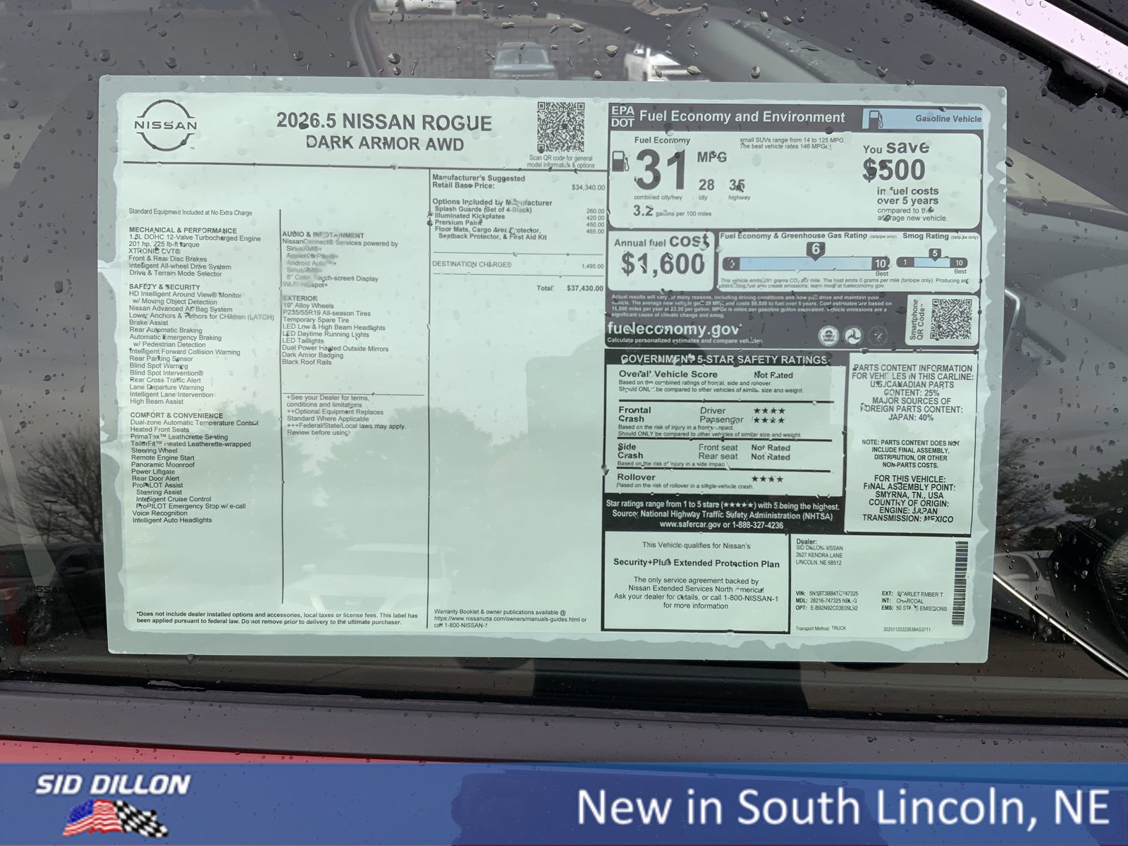 New 2026 Nissan Rogue SV image 13