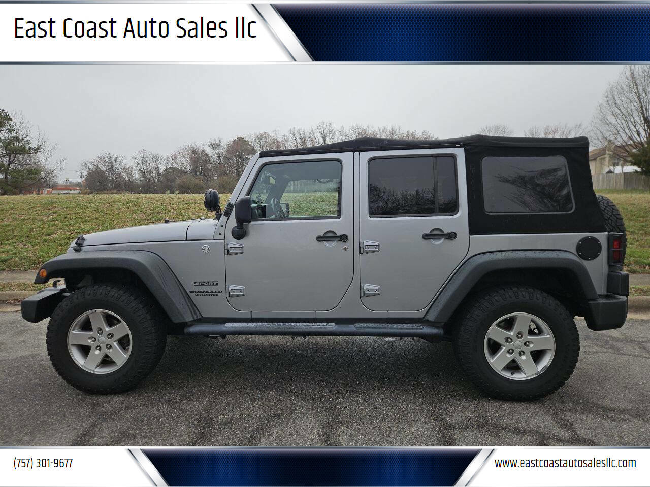 Used 2014 Jeep Wrangler Unlimited Sport w/ Quick Order Package 23S AWD/4WD image 1