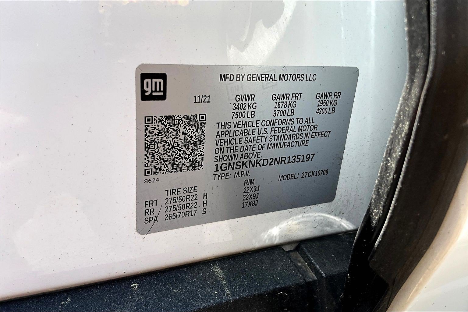 Used 2022 Chevrolet Tahoe LT AWD/4WD image 11