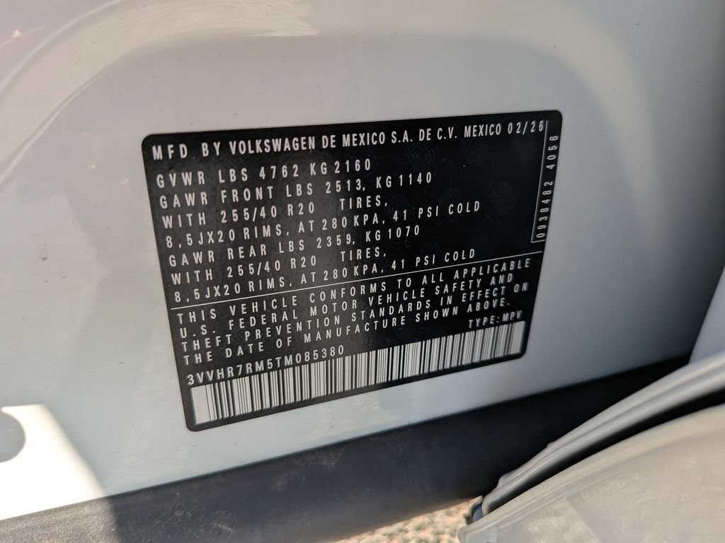 New 2026 Volkswagen Tiguan SE R-Line FWD image 30