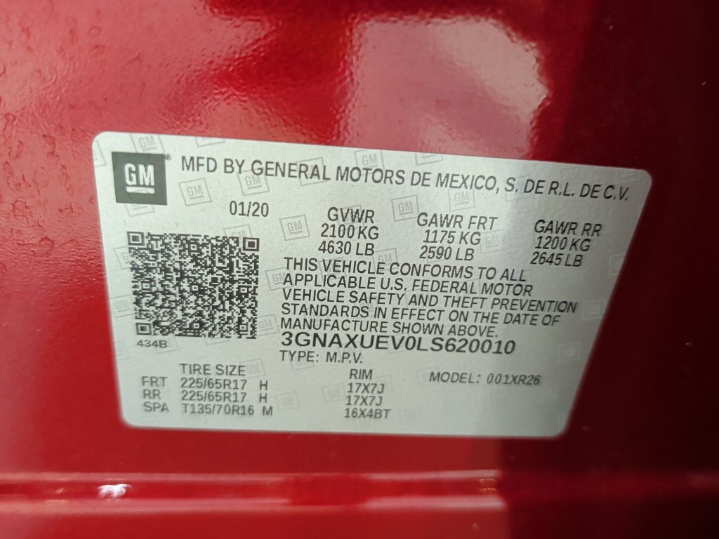 Used 2020 Chevrolet Equinox LT AWD/4WD image 15