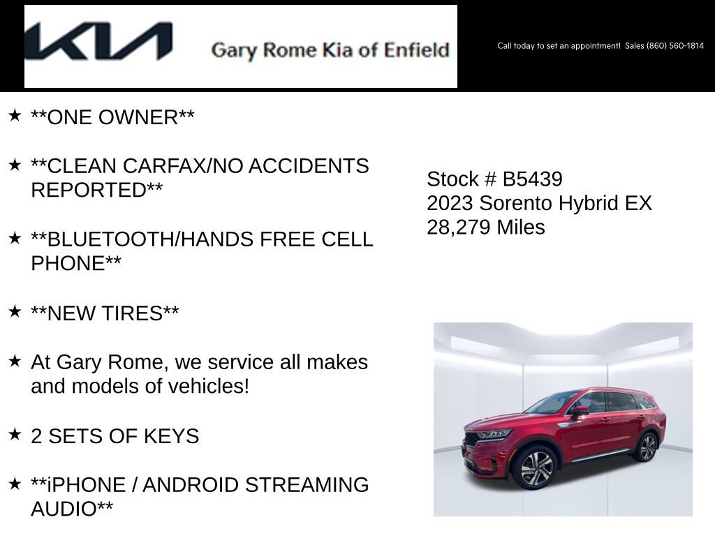 Certified 2023 Kia Sorento EX AWD/4WD image 7