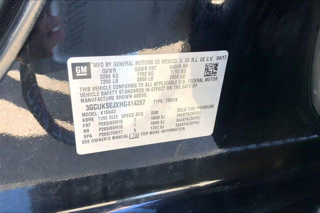 Used 2017 Chevrolet Silverado 1500 LTZ Z71 w/ LTZ Plus Package AWD/4WD image 30