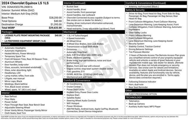 Used 2024 Chevrolet Equinox LS AWD/4WD image 7