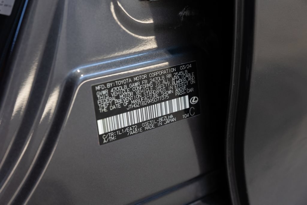 Used 2024 Lexus IS 350 F Sport w/ Memory Package RWD image 88