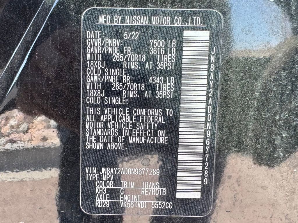 Used 2022 Nissan Armada SV AWD/4WD image 13