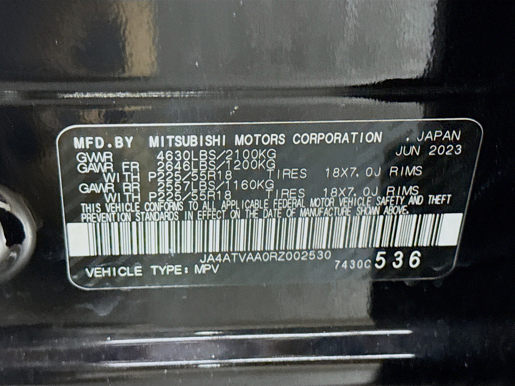 Used 2024 Mitsubishi Eclipse Cross Black Edition image 40