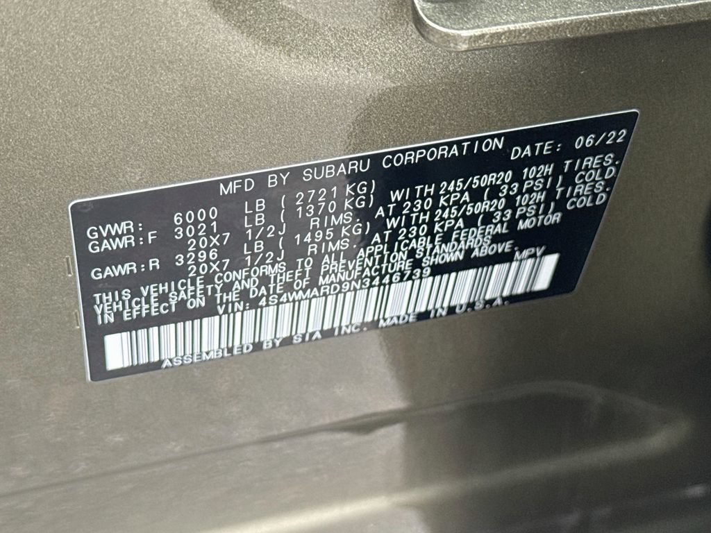 Used 2022 Subaru Ascent Touring AWD/4WD image 33