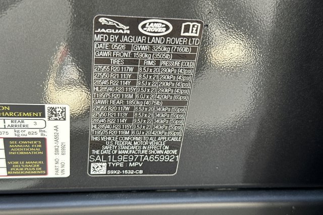 New 2026 Land Rover Range Rover Sport Dynamic SE AWD/4WD image 28