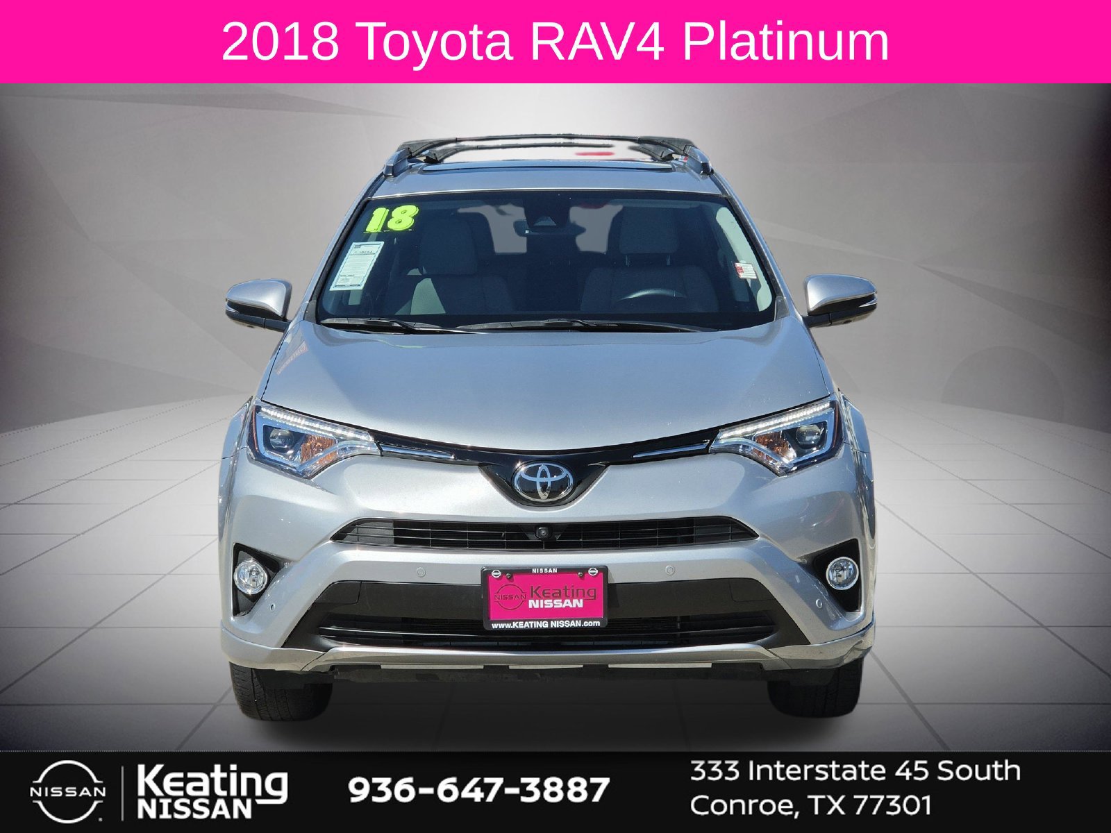 Used 2018 Toyota RAV4 Platinum FWD image 2