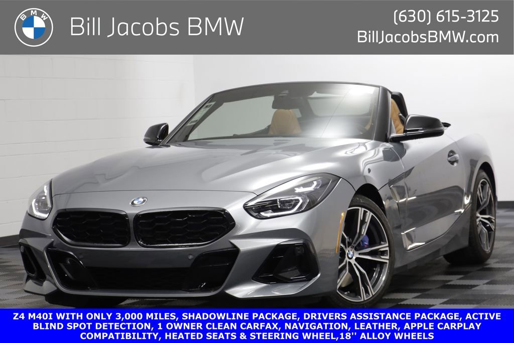 Certified 2025 BMW Z4 M40i w/ Shadowloine Package RWD image 1