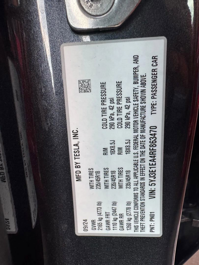 Used 2024 Tesla Model 3 Long Range image 44