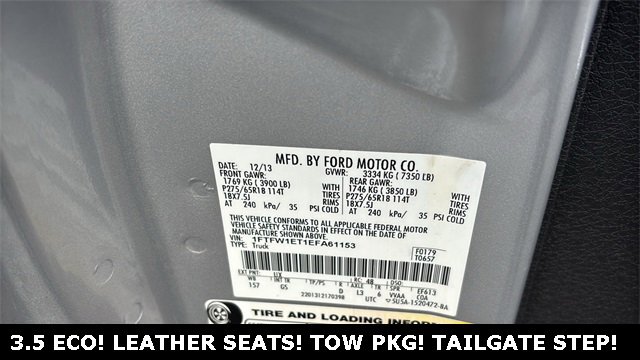 Used 2014 Ford F150 XLT w/ Equipment Group 302A Luxury image 34