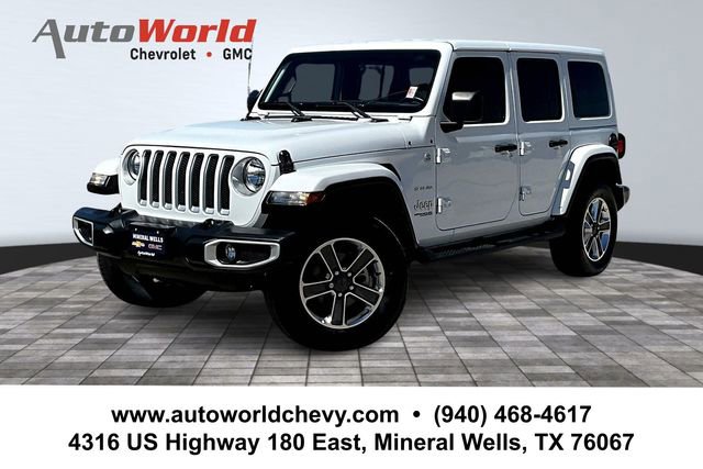 Used 2022 Jeep Wrangler Unlimited Sahara w/ Cold Weather Group AWD/4WD image 1
