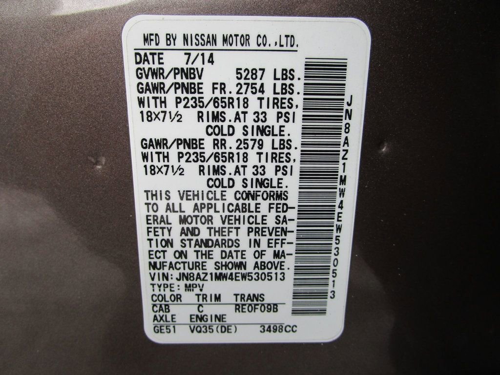 Used 2014 Nissan Murano SL AWD/4WD image 36