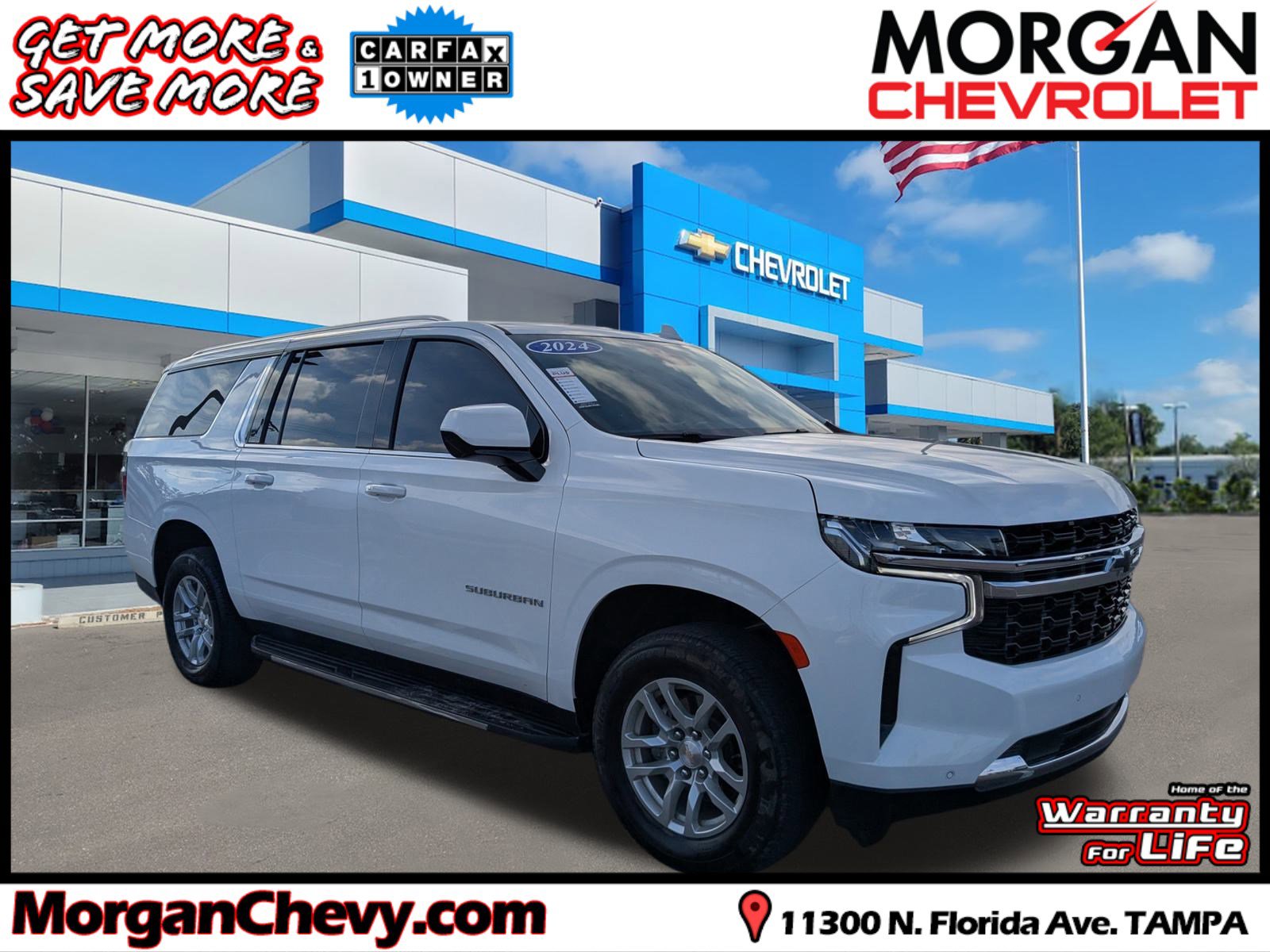 Used 2024 Chevrolet Suburban LS w/ Driver Alert Package image 1