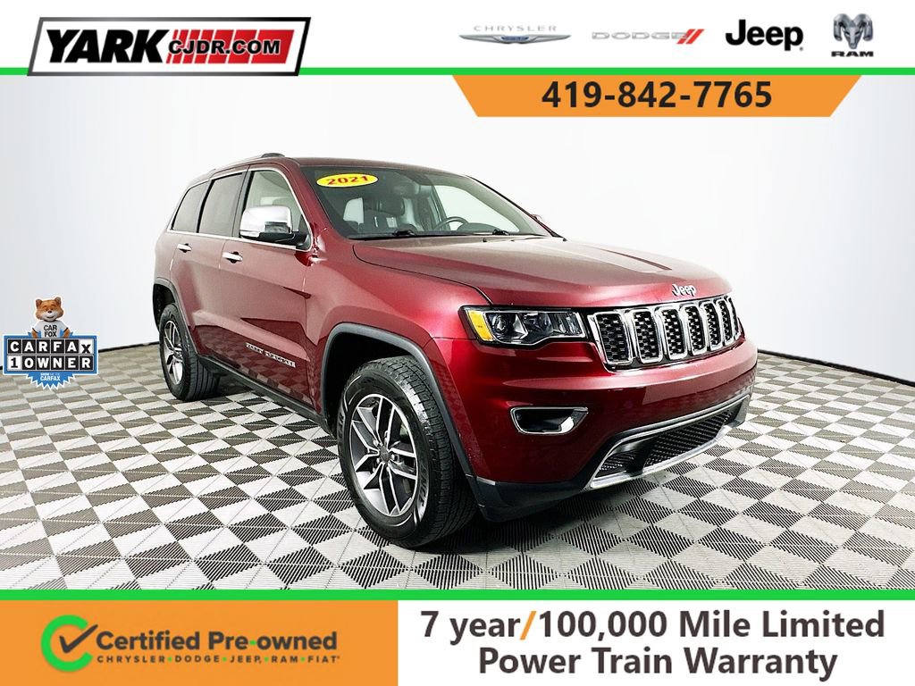 Certified 2021 Jeep Grand Cherokee Limited w/ Luxury Group II