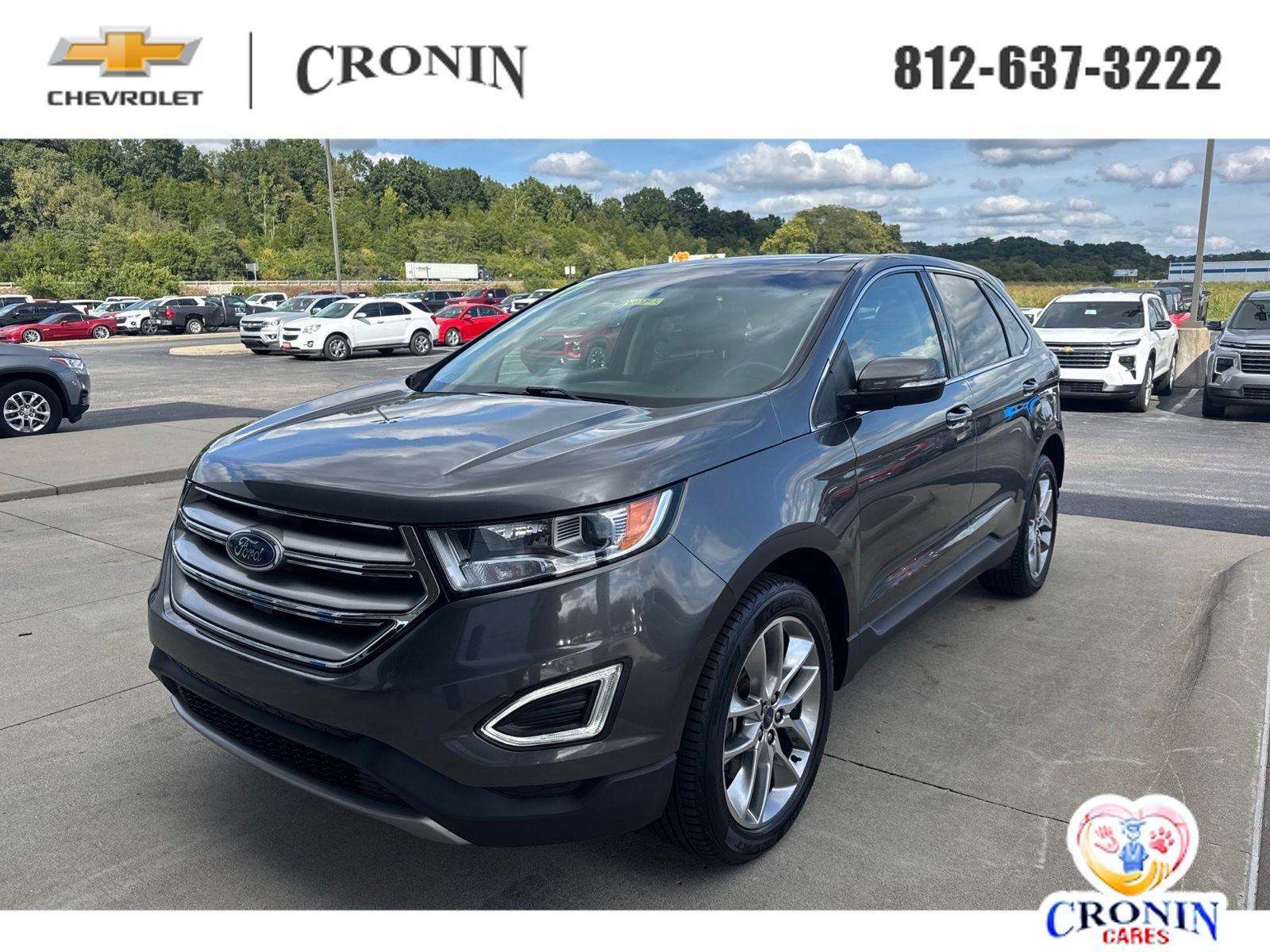 Used 2017 Ford Edge Titanium w/ Equipment Group 301A AWD/4WD image 1