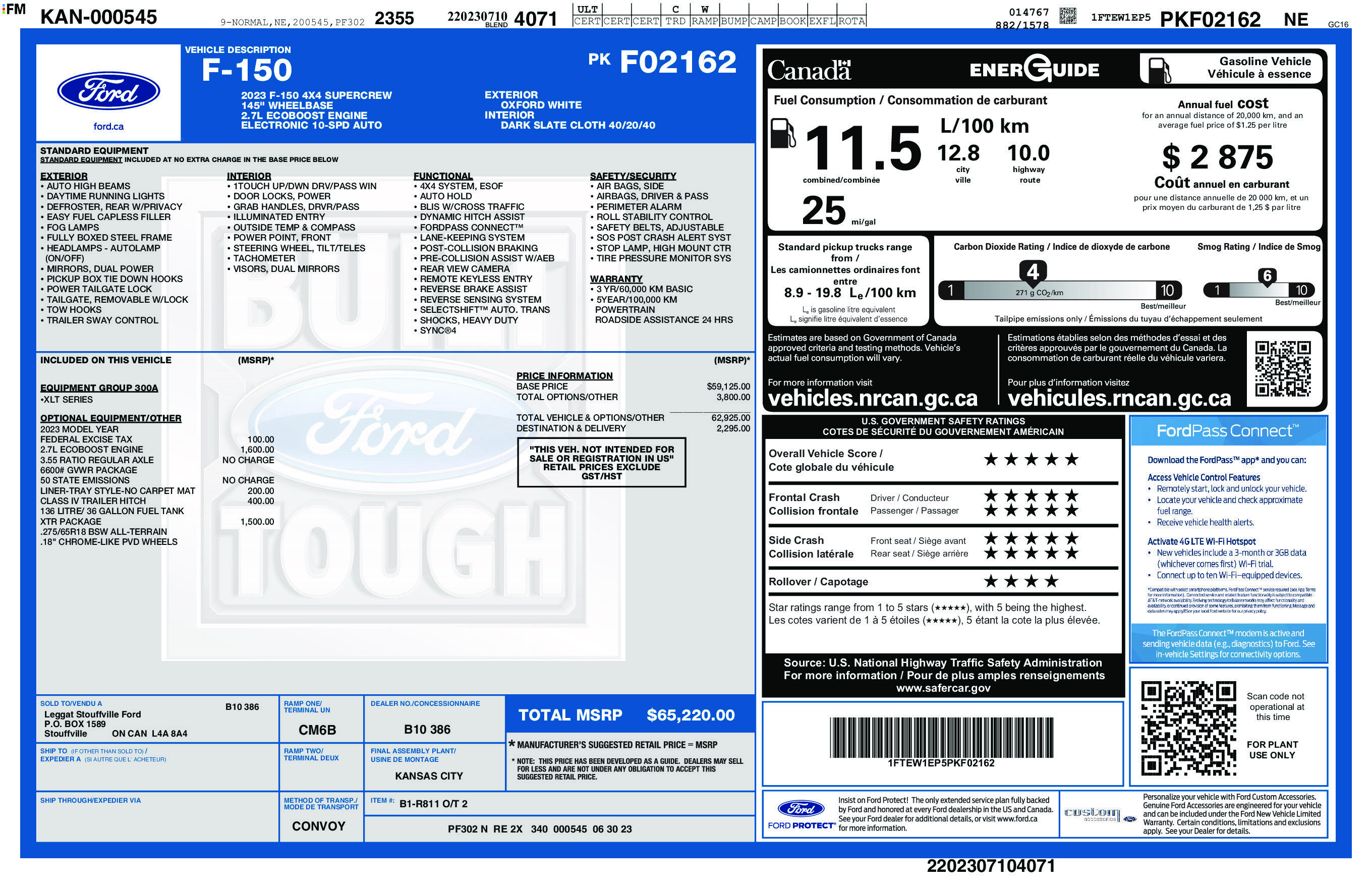 Used 2023 Ford F150 XLT w/ XTR Package AWD/4WD image 2