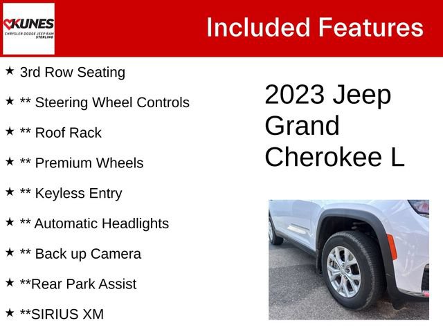 Used 2023 Jeep Grand Cherokee L Limited w/ MOPAR Finishing Package AWD/4WD image 5