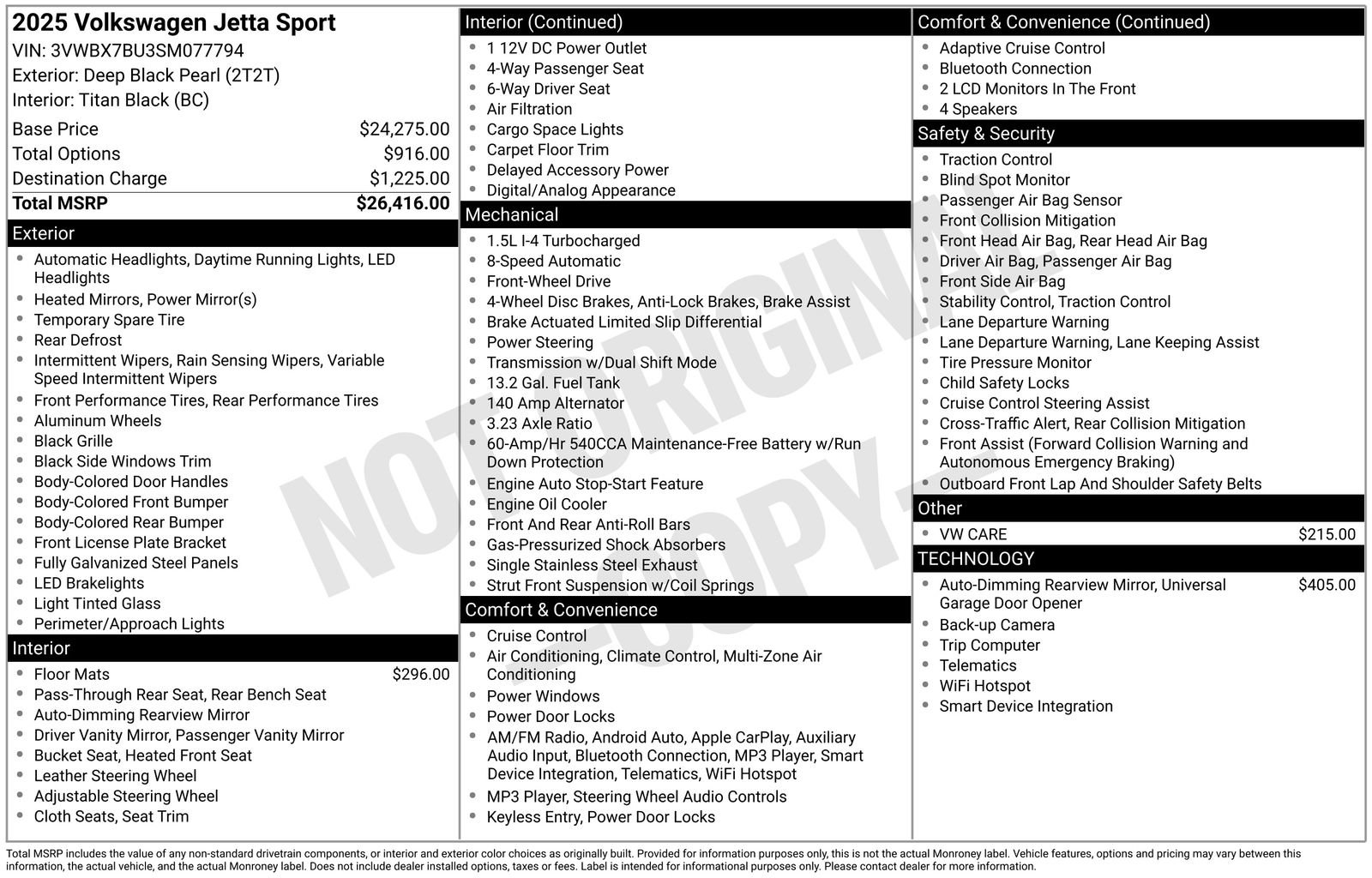 Used 2025 Volkswagen Jetta Sport image 35