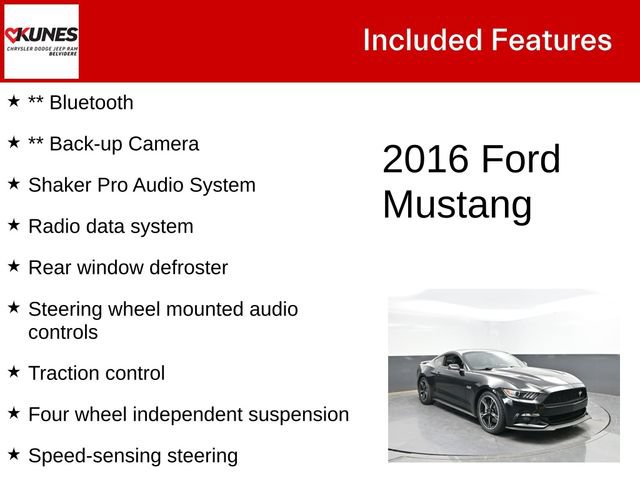 Used 2016 Ford Mustang GT Premium w/ Equipment Group 401A RWD image 3