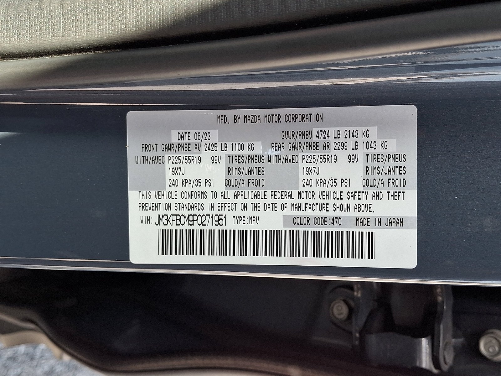 Certified 2023 MAZDA CX-5 Carbon Edition AWD/4WD image 27