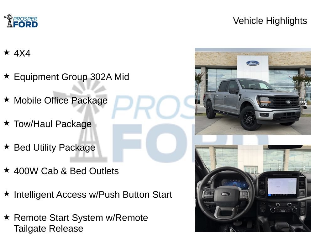 Used 2024 Ford F150 XLT w/ Equipment Group 302A MID AWD/4WD image 5