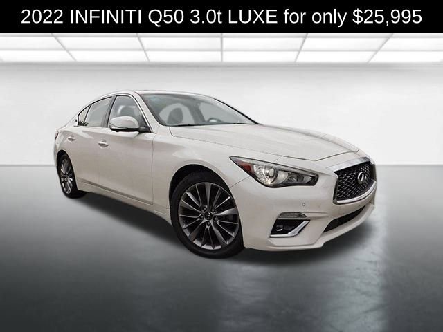 Used 2022 INFINITI Q50 Luxe w/ Cargo Package