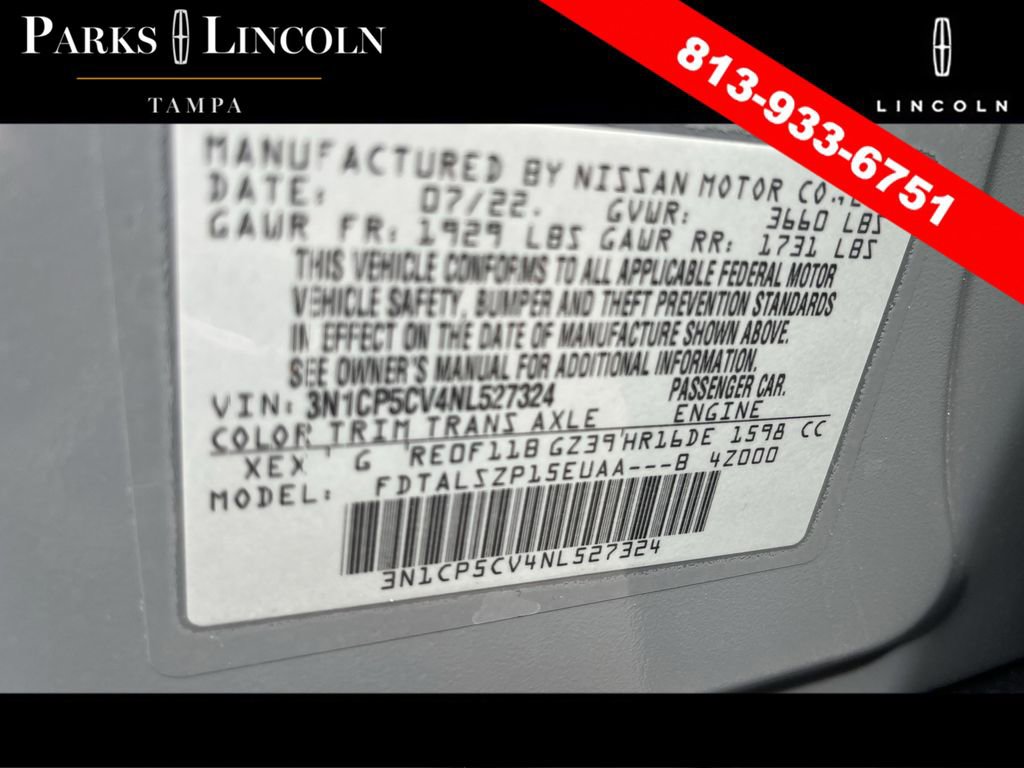 Used 2022 Nissan Kicks SV image 28