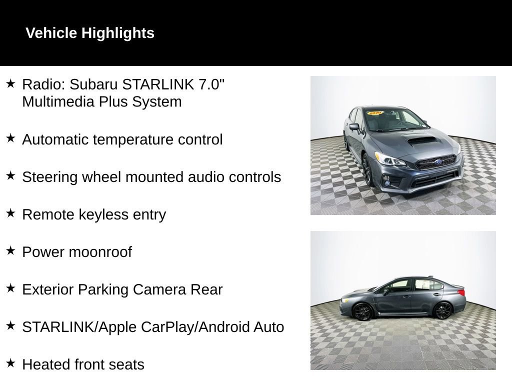 Used 2020 Subaru WRX Premium image 2