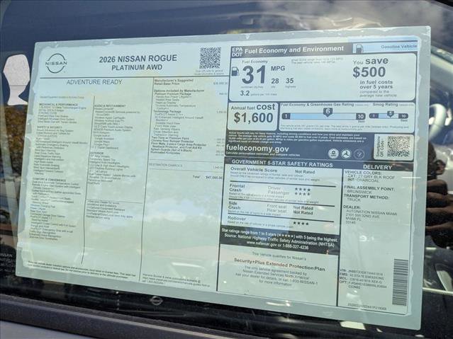New 2026 Nissan Rogue Platinum image 16