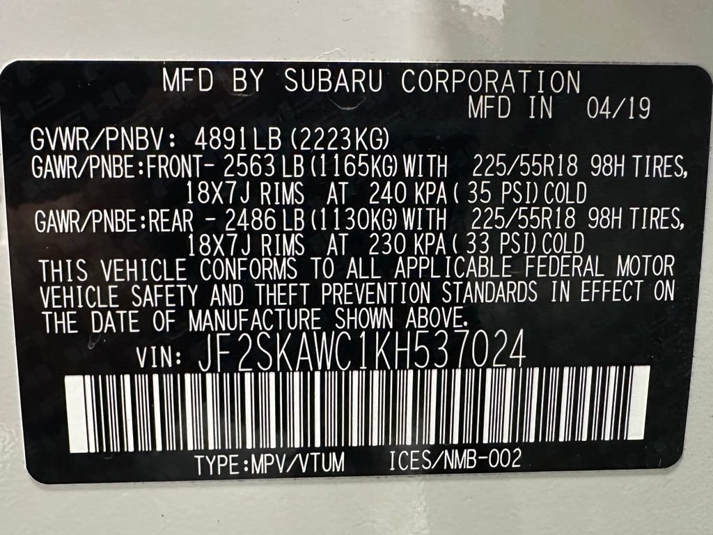 Used 2019 Subaru Forester Touring AWD/4WD image 11