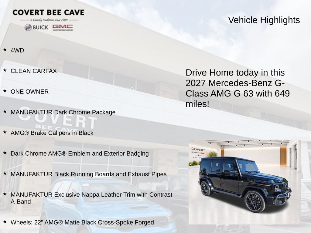 Used 2027 Mercedes-Benz G 63 AMG 4MATIC image 6