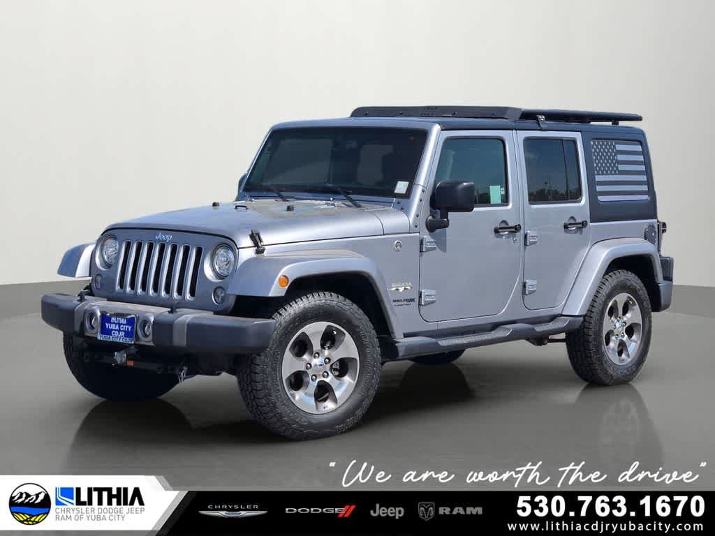 Used 2018 Jeep Wrangler Unlimited Sahara w/ Connectivity Group AWD/4WD image 1