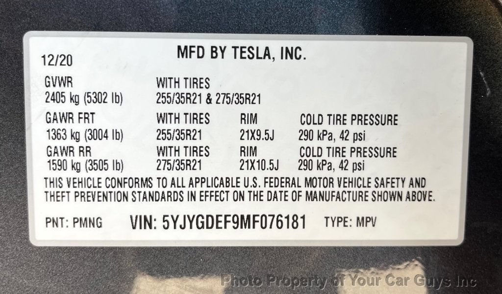 Used 2021 Tesla Model Y Performance AWD/4WD image 25