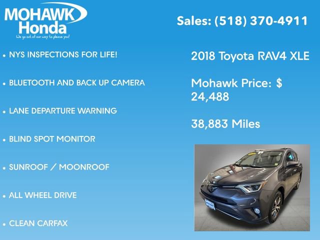 Used 2018 Toyota RAV4 XLE w/ Plus Extra Value Package AWD/4WD image 7