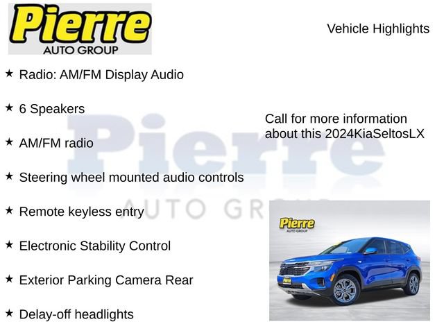Used 2024 Kia Seltos LX AWD/4WD image 7