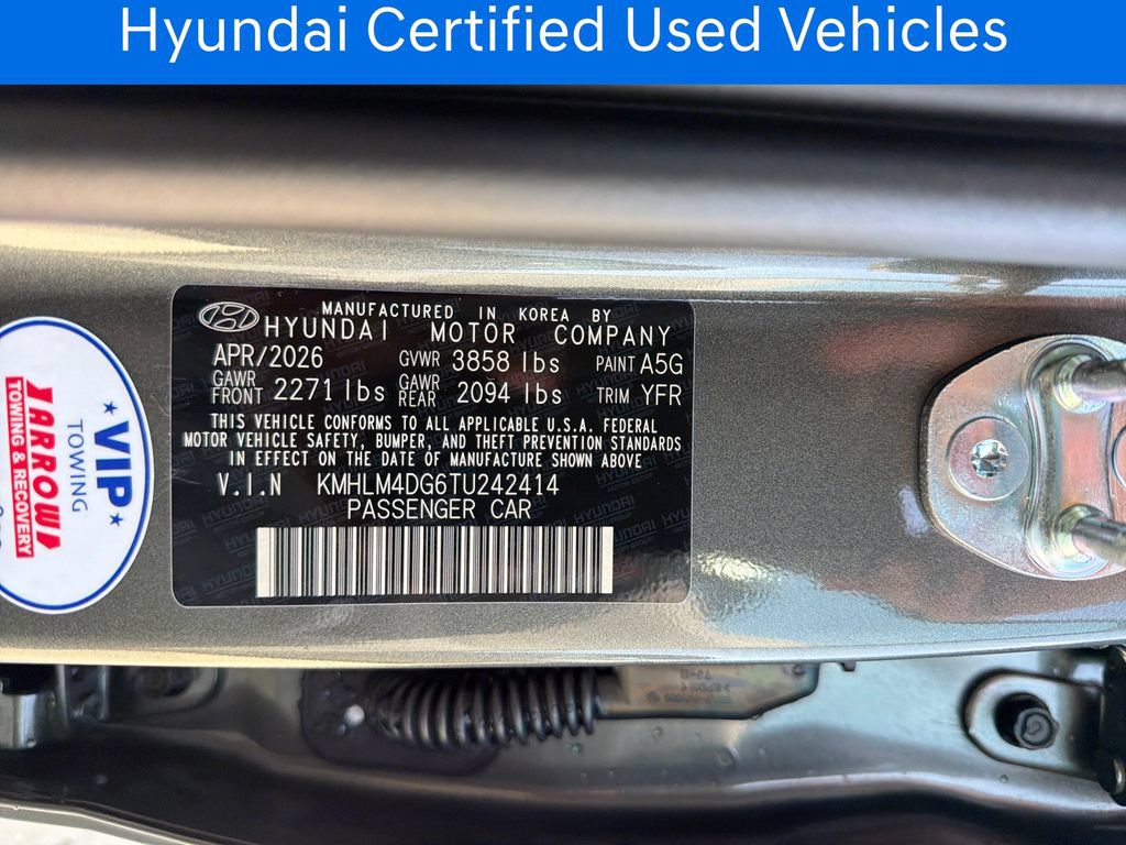 Certified 2026 Hyundai Elantra Sport FWD image 34