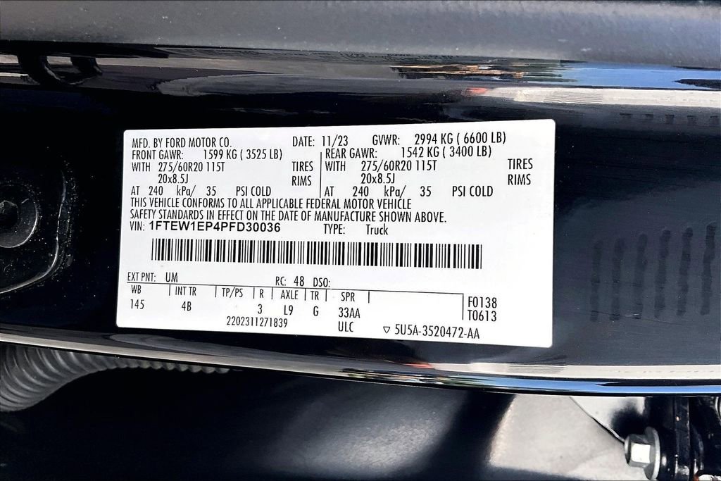 Used 2023 Ford F150 XLT w/ Equipment Group 302A High AWD/4WD image 36