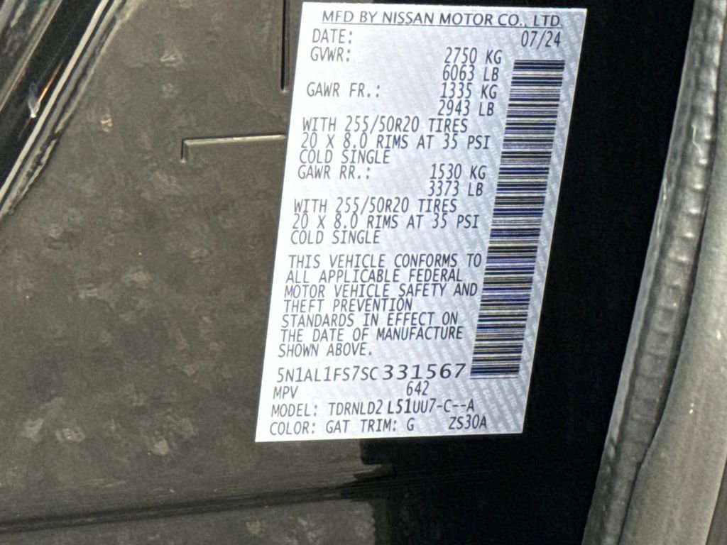 Certified 2025 INFINITI QX60 Luxe w/ Black Edition image 31