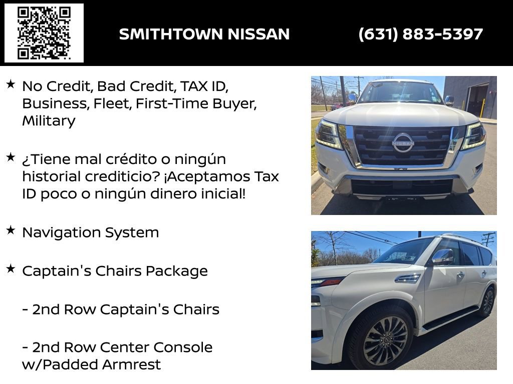 Certified 2024 Nissan Armada Platinum w/ Captain's Chairs Package image 6