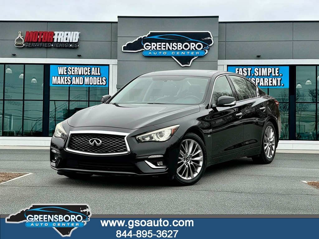 Used 2018 INFINITI Q50 Luxe w/ Essential Package (3.0T Luxe) image 1