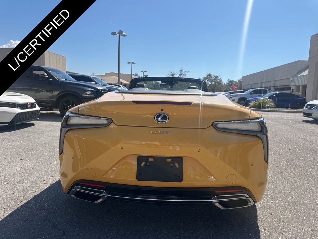 Certified 2021 Lexus LC 500 Convertible w/ Touring Package image 35