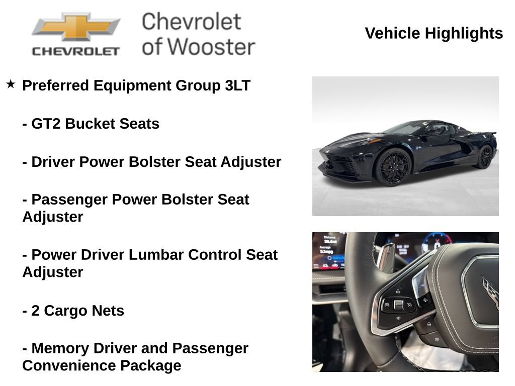 New 2026 Chevrolet Corvette Stingray Premium Conv w/ Z51 Performance Package RWD image 2
