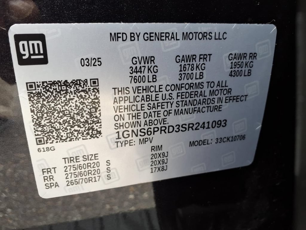 Certified 2025 Chevrolet Tahoe Z71 AWD/4WD image 26