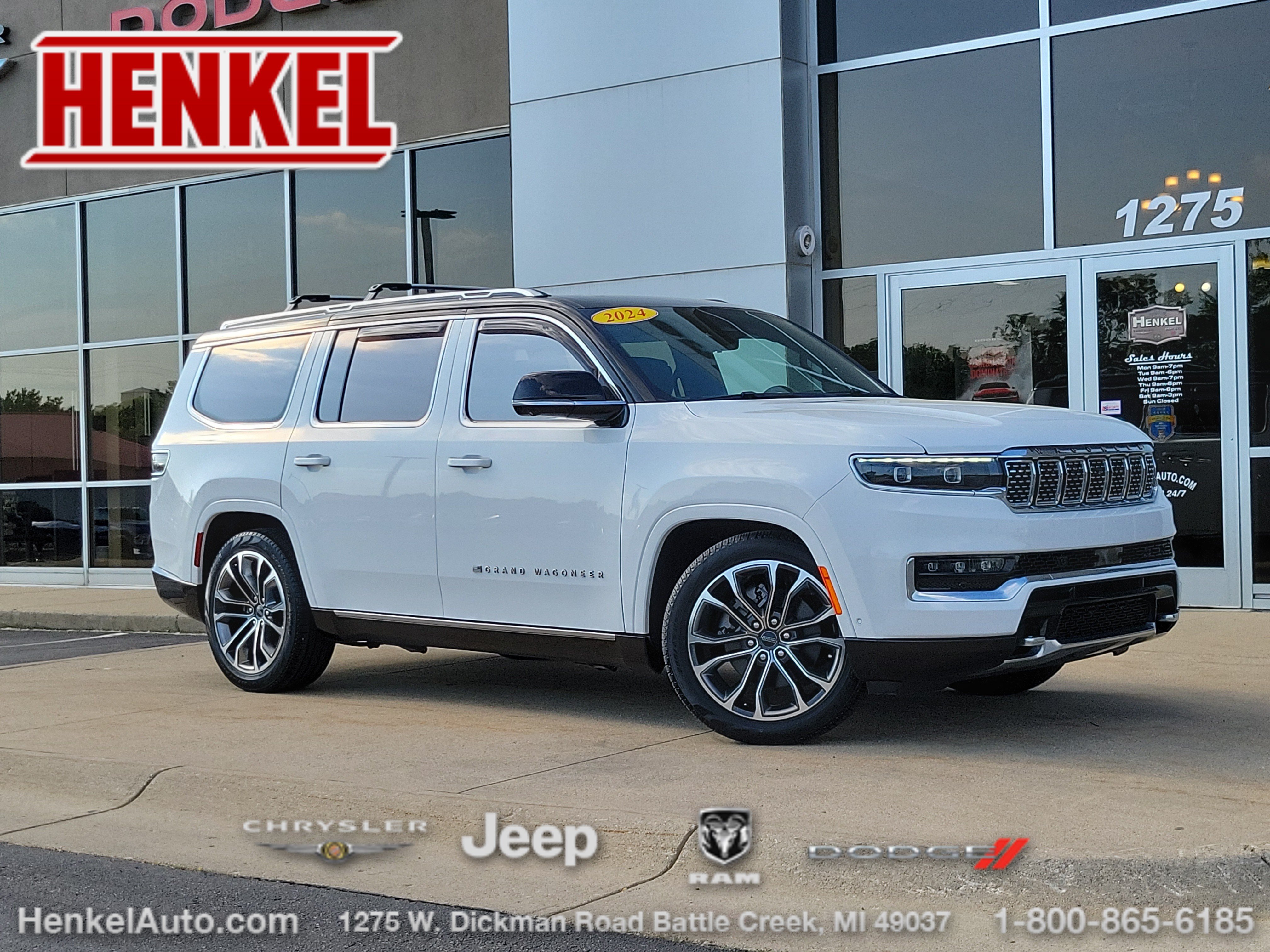 Used 2024 Jeep Grand Wagoneer Series III w/ Rear Seat Video Group 1