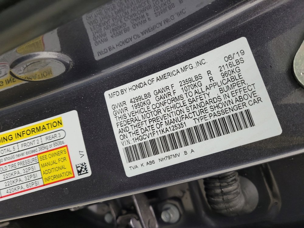 Used 2019 Honda Accord LX image 33