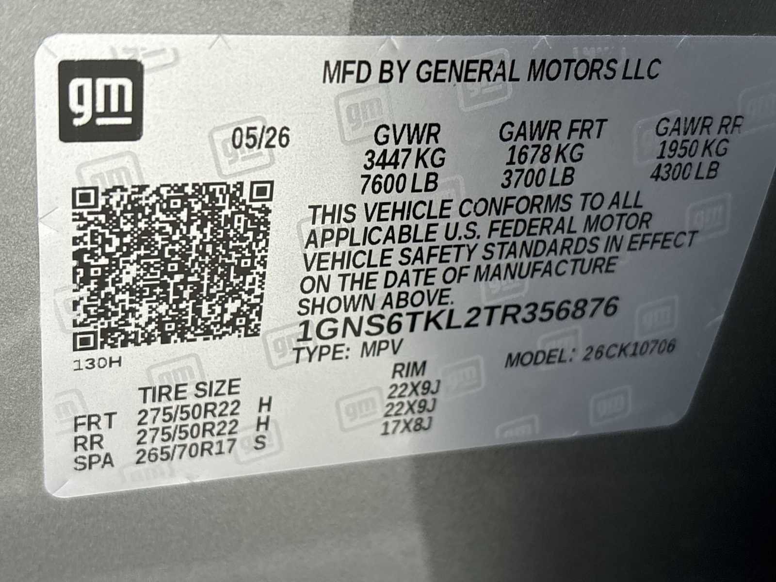 New 2026 Chevrolet Tahoe High Country AWD/4WD image 35