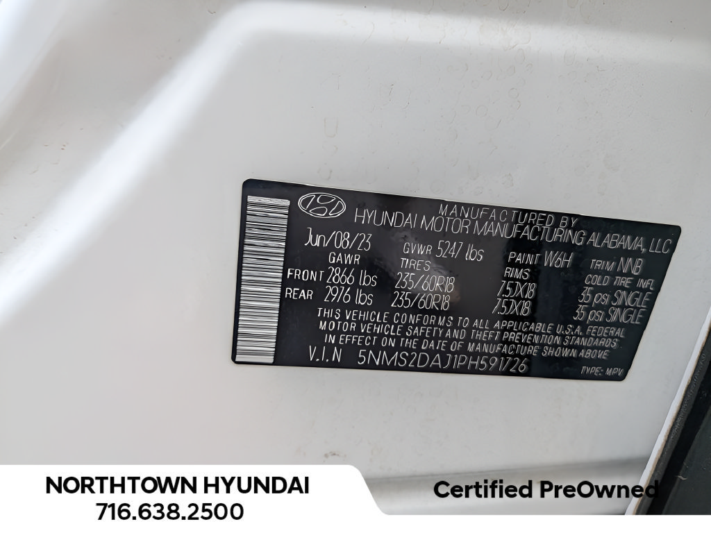 Certified 2023 Hyundai Santa Fe SEL AWD/4WD image 39